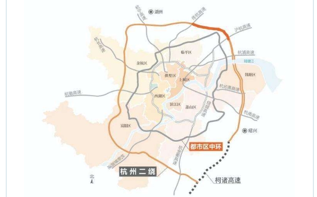 柯诸高速通车 杭州&ldquo;二绕&rdquo;闭环